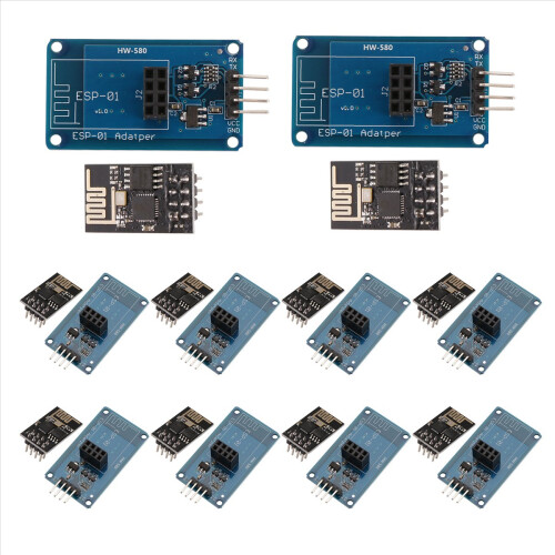 ESP8266 ESP-01 WiFi Wireless Adapter Module 3.3V 5V Esp01 Breakout PCB Adapters 2