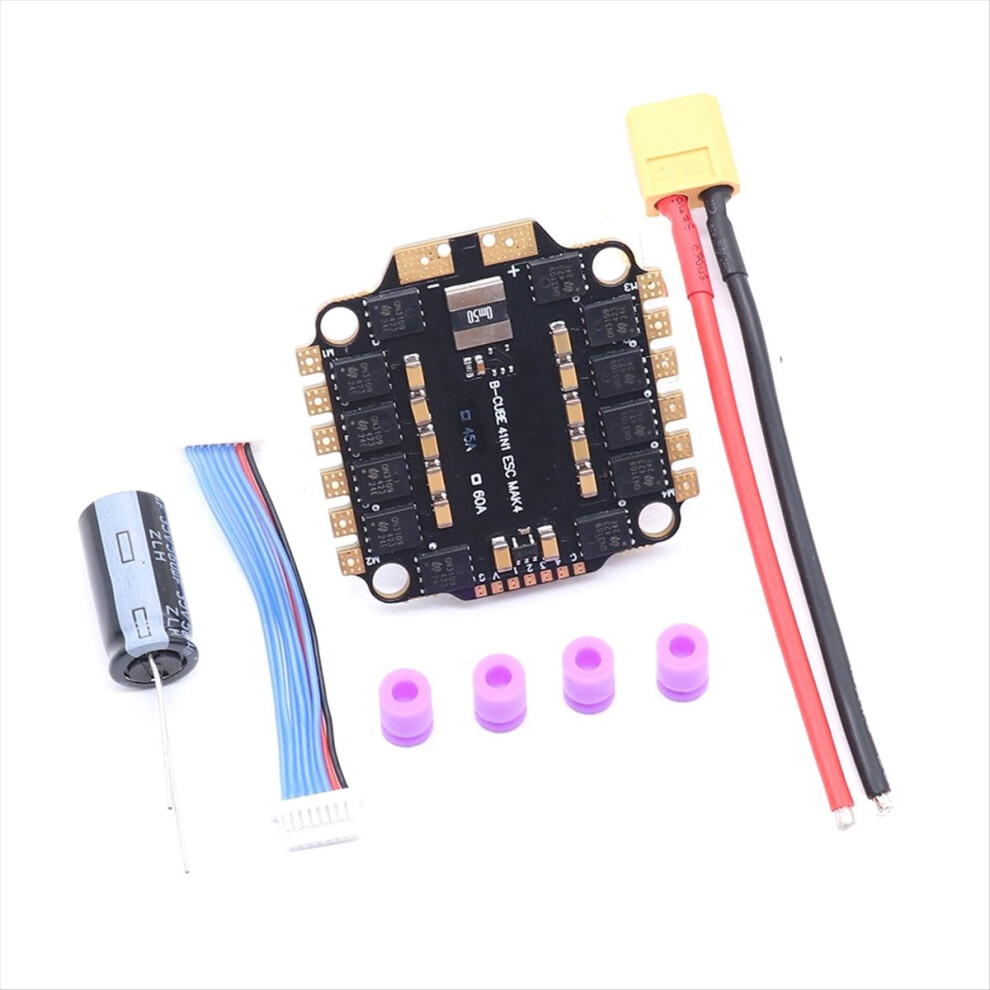 4Ini 45A Esc Board Supporting 3-6S Brushless Motor Support Dshot300 600/Multishot/Oneshot Fpv Uav F4 Flight Control 4853677825874