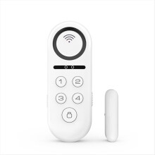 Tuya Smart Door Window Alarm Sensor Magnetic Remote Sound and Light Password Disarm Home