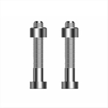 M2.5 Headshell Mounting Screws Universal Aluminum Bolts Nuts for LP Vinyl Record Player Rapair Tool,B
