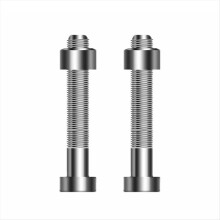 M2.5 Mounting Screws Universal Aluminum 16.5MM High for LP Vinyl Record Player Rapair Tool