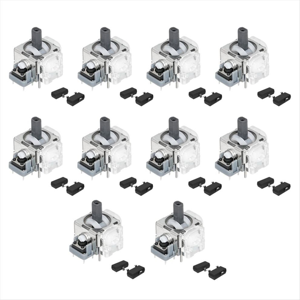 10Set Hall Joystick Body Sot23 Package Ic Split Electromagnetic For Game Console No Potentiometer Jehiatek