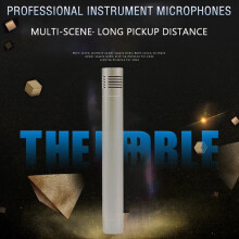 1 Pair C02 Pen-Shaped Condenser Microphone Shockproof Clip Piano Mic Pen Type Instrument A