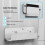 Wall Hanging Holder Bracket Universal Fit for Switch/ Host TV Box Mount Storage Black 7