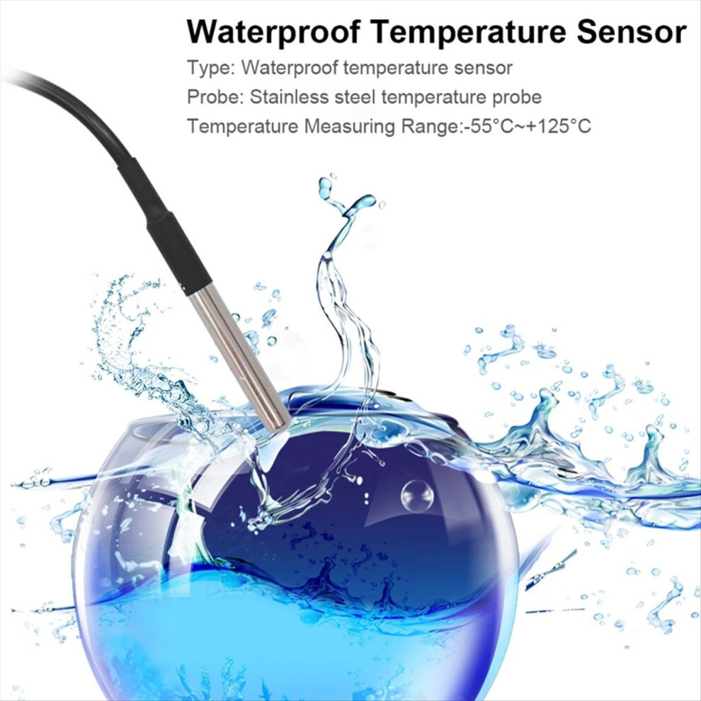 App Wifi Smart Temperature Switch 10A Monitoring Thermostat 1Ch Wifi Relay Module Ac 85-250V 4853677843779
