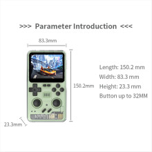 RGB20PRO Retro Handheld Game Console 64GB 3.2inch IPS Screen Built-in WiFi+Bluetooth for GB/// Simulator A