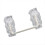Transparent Gold Plated Plate Mounted Stabilizer for Custom Mechanical Keyboard 2