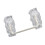 Transparent Gold Plated Plate Mounted Stabilizer for Custom Mechanical Keyboard 8