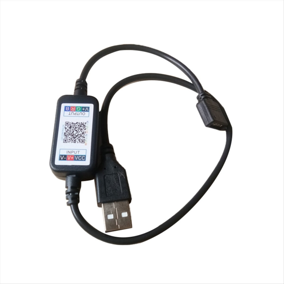 2Pcs For Led Strip Mini Rgb Dimmer Dc5-24V Phone App Bluetooth-Compatible Usb Cable Controller Light 4853677847463