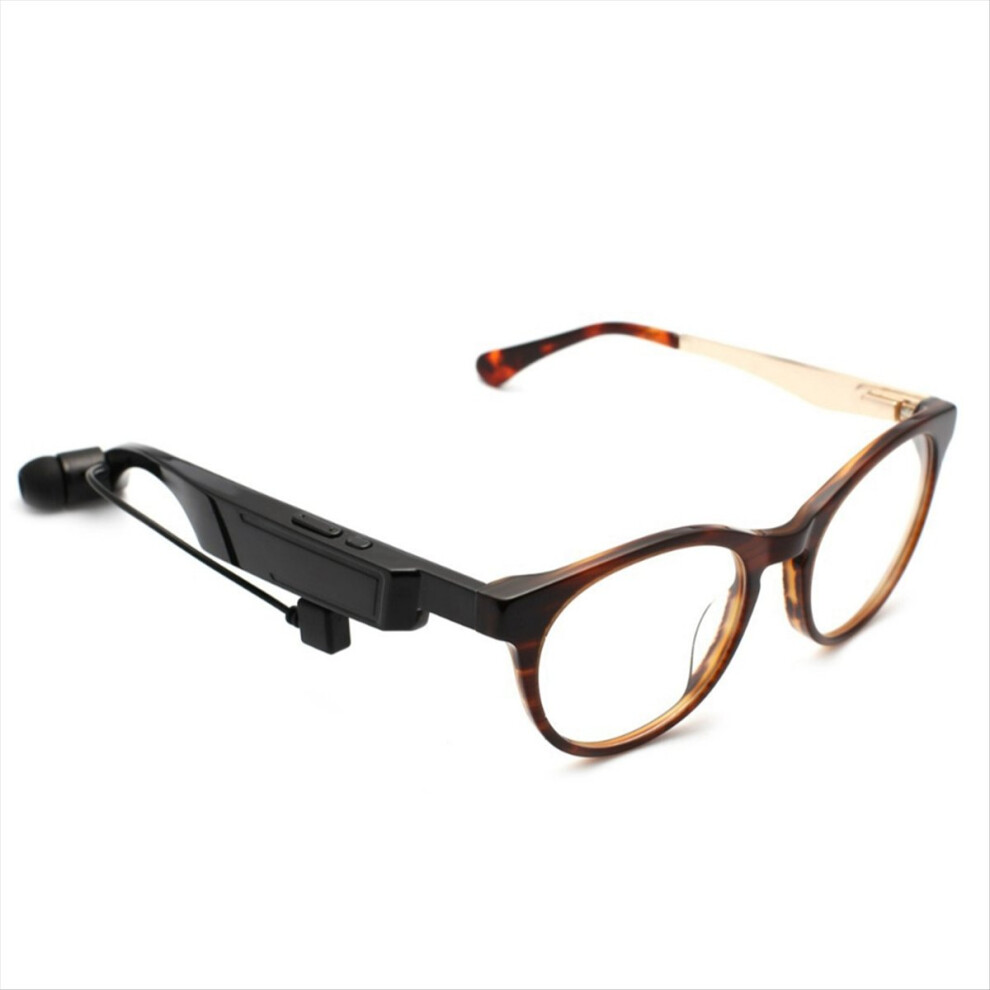 Bluetooth Smart Glasses Uv400 Wireless Audio Stereo Sunglasses Headsets Music Eyeglasses Unisex Light/Brown 4853677851231