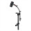 Adjustable Instrument Stand with Rackmount Bracket Clip Microphone Soft Rubber Shock-Absorbing Structure for Cello 4
