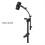 Adjustable Instrument Stand with Rackmount Bracket Clip Microphone Soft Rubber Shock-Absorbing Structure for Cello 6