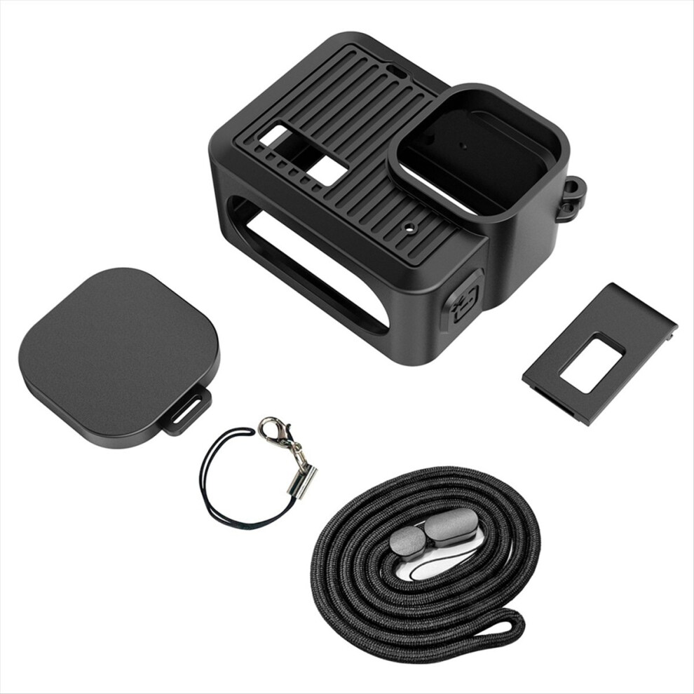 Camera Silicone Protective Case Set For With Security Cover, Lens Caps, And Easy-Carry Lanyard 4853677851965