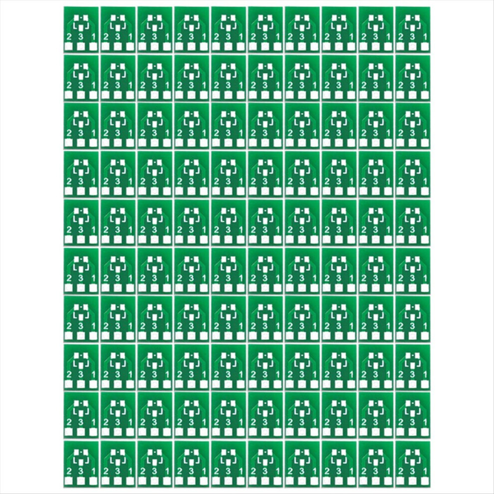 Sot23 Sot23-3 Turn Sip3 Double-Side Smd To Dip Adapter Converter Sot Sip Ic Socket Pcb Board Diy Kit 100Pcs 4853677854973