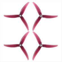 2Pairs 5inch Propeller 4.9x3.3x3 3 Blade CCW+CW for RC FPV Drone DIY Parts,-Red