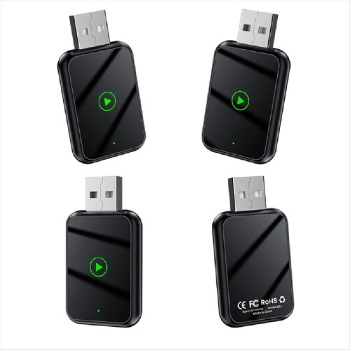 2 in 1 USB Type C Wireless Carplay Android Auto Adapter Car Convert Wired to 2