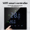 Tuya Smart WiFi Floor Water Heating Wall Boiler Thermostat Programmable Voice Control Backlight Adjustable A 7