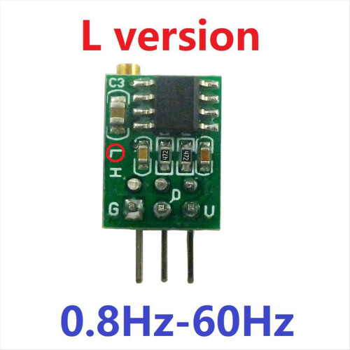 Adjustable Signal Generator TP354 NE555 Module Square Wave Pulse Oscillator Output Source 0.8Hz-60Hz 2