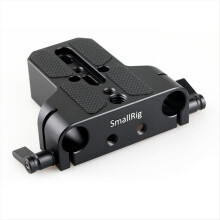 Camera Base Plate with Dual 15mm Rod Rail Clamp for FS7 A7 Series C100 C300 C500 GH5 1674