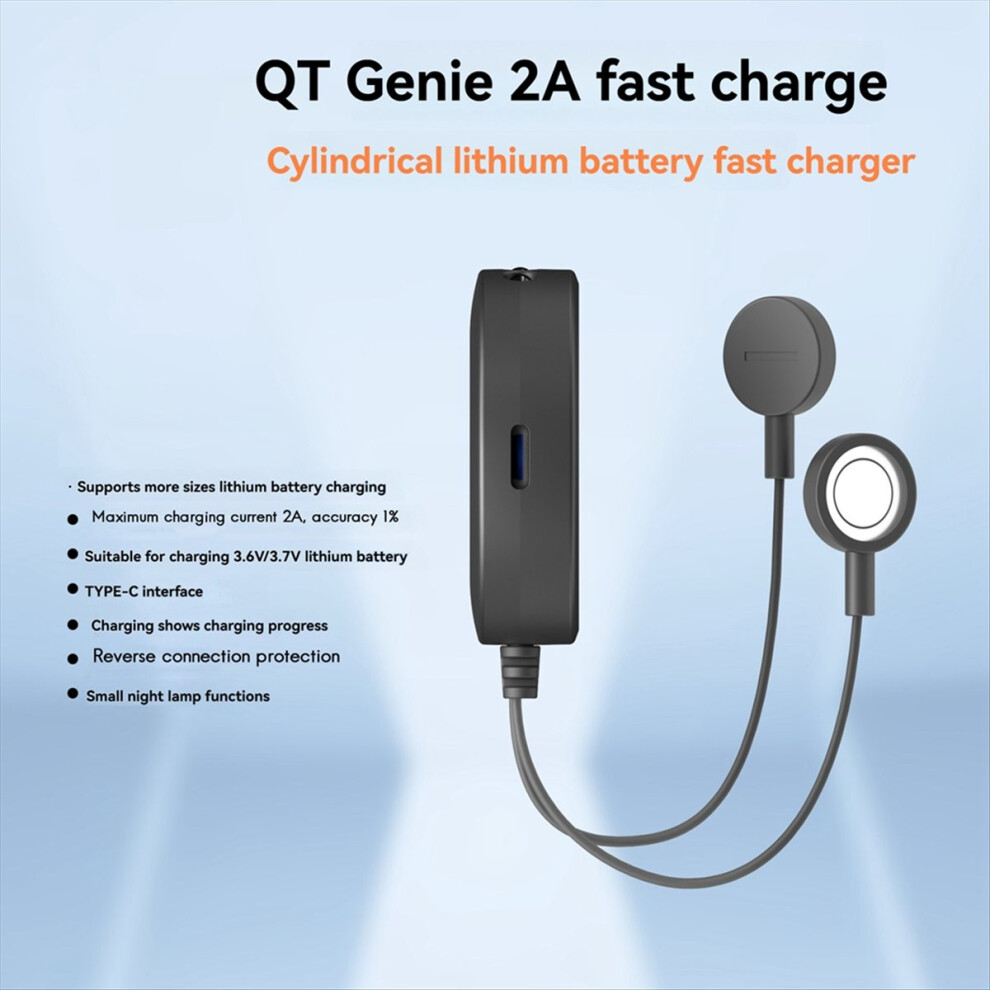 Li-Ion Battery Charger For 18650/20700/21700/26650/26700/26800/26980/46800 3.6V/3.7V Batteries 4853677861940