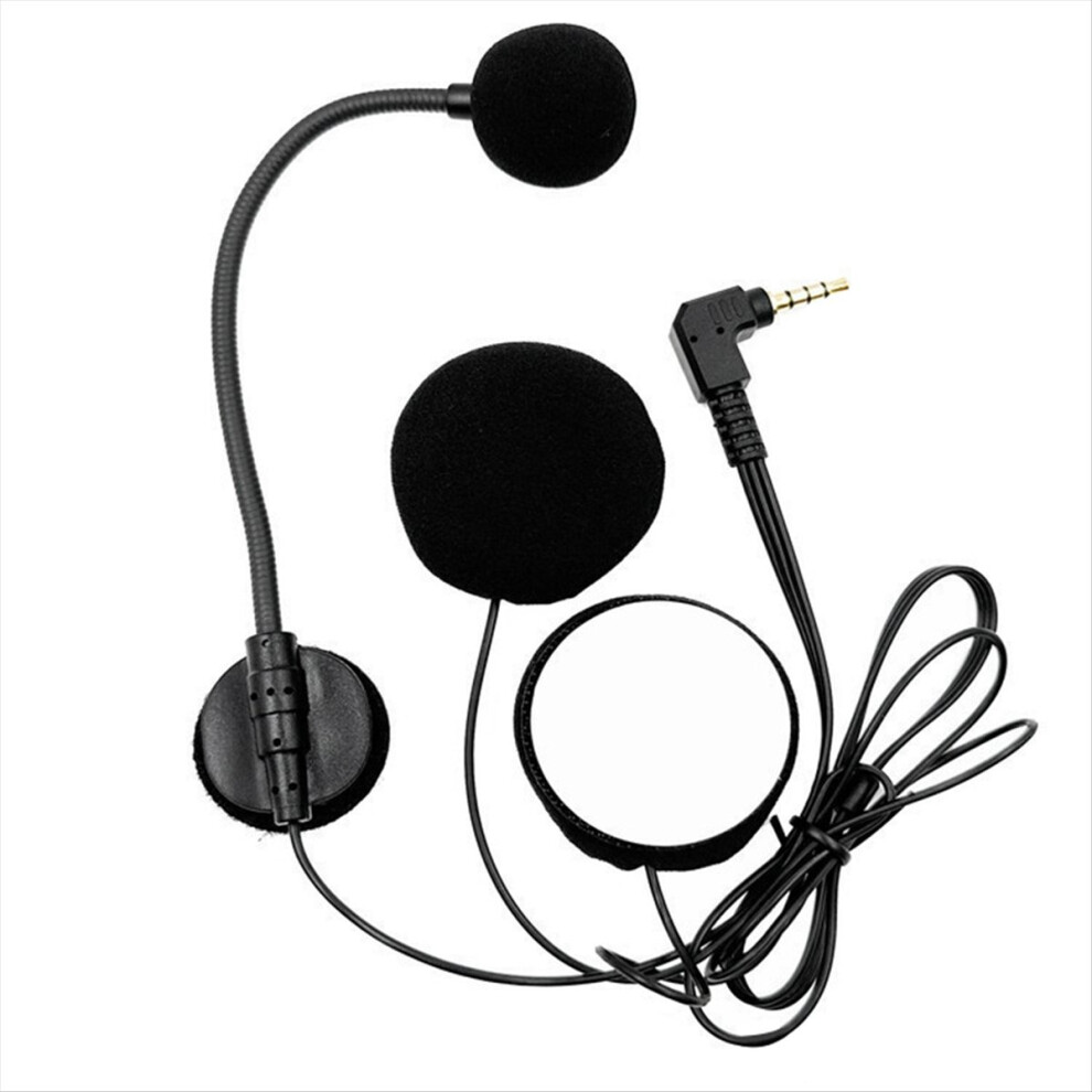 Motorcycle Helmets Intercom Mic Headset 2 Speakers 32Î© Microphone for Half-Motorcycle Helmet Elbow Plug-image-OPC-PMGCQHW-NEW