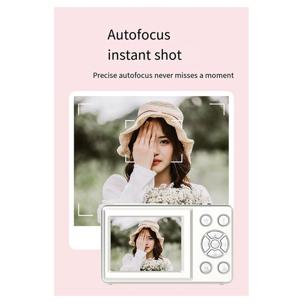 4K Ccd Digital Camera Photography Camera, Video Blog Film 30FPS Mini for Teenagers Black-image-OPC-PMGCQNX-NEW