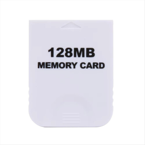 White Memory Card High Speed Flash Chip Easy to Use Game 128MB