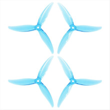 4Pcs MCK 3-Blade PC Propeller 5.1 Inch 2CW+2CCW Drone for FPV Freestyle Juicy Sbang Drones DIY Parts Blue
