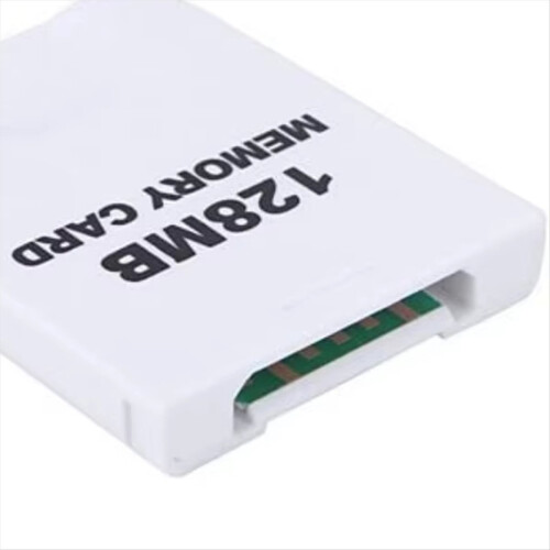 White Memory Card High Speed Flash Chip Easy to Use Game 128MB 2