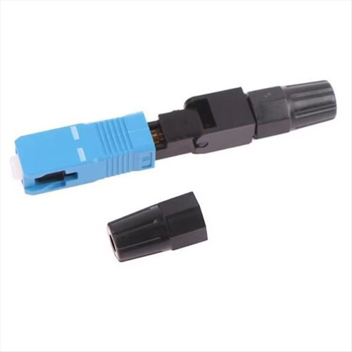 10Pcs FTTH SC UPC Single Mode Fiber Optic Quick Connector Fast Assembly Tool 2
