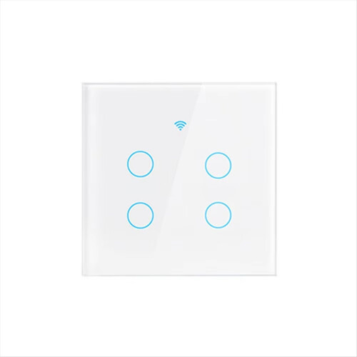 WiFi Smart Switch EU Neutral Wire /No Touch Light Works with Home 4 Gang 1