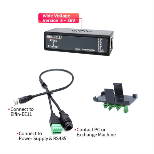 Serial Port RS485 to Ethernet Device IOT Server Module -EE11A Support Modbus Protocol