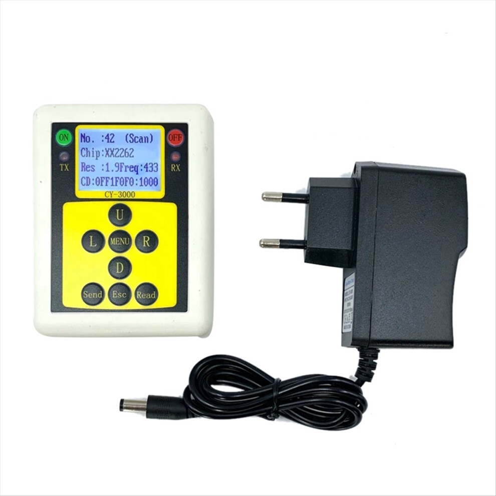 Wireless Remote Control Analyzer 315Mhz/433Mhz Detector Multifunctional Frequency Counter Tester Eu Plug 4853677874278