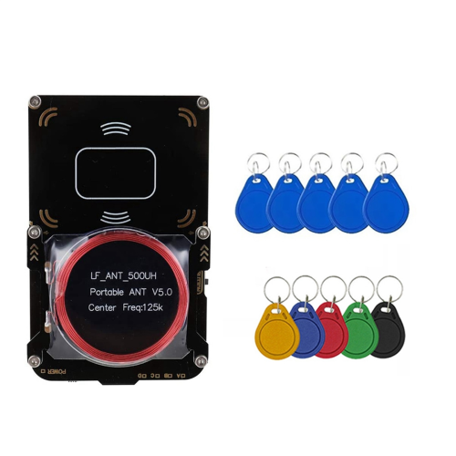 Proxmark3 RFID Card Reader+5XUID/CUID Keychain IC/ID Key Writer Duplicator NFC 5.0 Smart Chip Copier Programmer