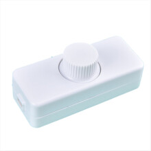 1PCS Adjustable LED Dimmer 220V Lights Switch Lighting Button Controller White