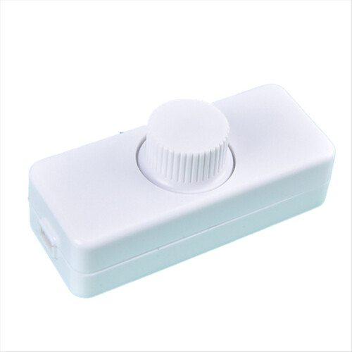 1PCS Adjustable LED Dimmer 220V Lights Switch Lighting Button Controller White