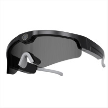 HD Intelligent Mini Camera Sunglasses, Windproof Semi Open Bluetooth Speakers, Sports Outdoor and Call,A