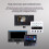 N4 Stand Touch Strip 10-Key Visual Macro Keyboard Quad-Dial Interface Dual Usb-C Usb-A Hub White 4