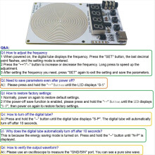 0.01Hz-9999Hz Sine Wave Adjustable Generator Signal 4-Digit Digital Tube Green Display