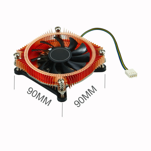 All-Coppe CPU Radiator HTPC Chassis Silent Fan Temperature Control Ultra-Thin Mini Easy to Use A 2