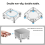 Acrylic Stand for Mini , Desktop Anti-Slip Base Mini4, Hollowed Avoid Overheating 7
