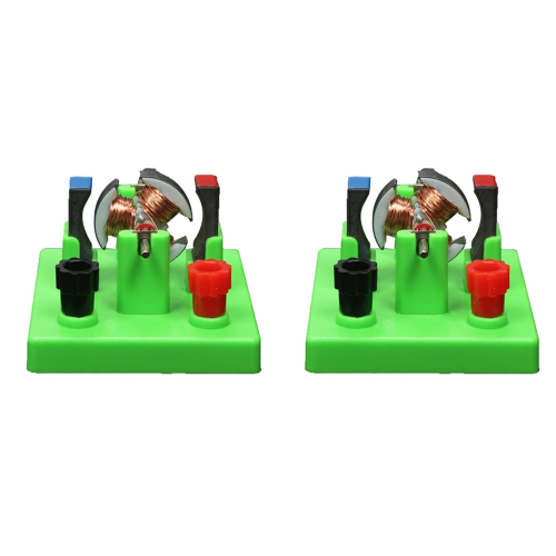2Pcs DIY DC Electrical Motor Model Physics Experiment Aids Educational Students Toy 1