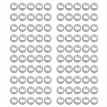 100Pcs NFC Ntag213 Label Sticker 13.56MHz ISO14443A 213 Universal Lable for ALL Enabled Phone