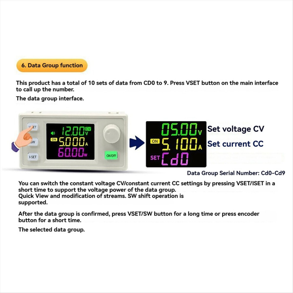 Sk150x Finished Adjustable Voltage Regulated Power Supply 150W Constant Current Solar Charging Module Black 4853713406524