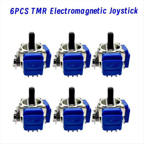 6PCS TMR Electromagnetic Joystick for Gamepad Upgrade 3D Analog Thumbstick Controller 2
