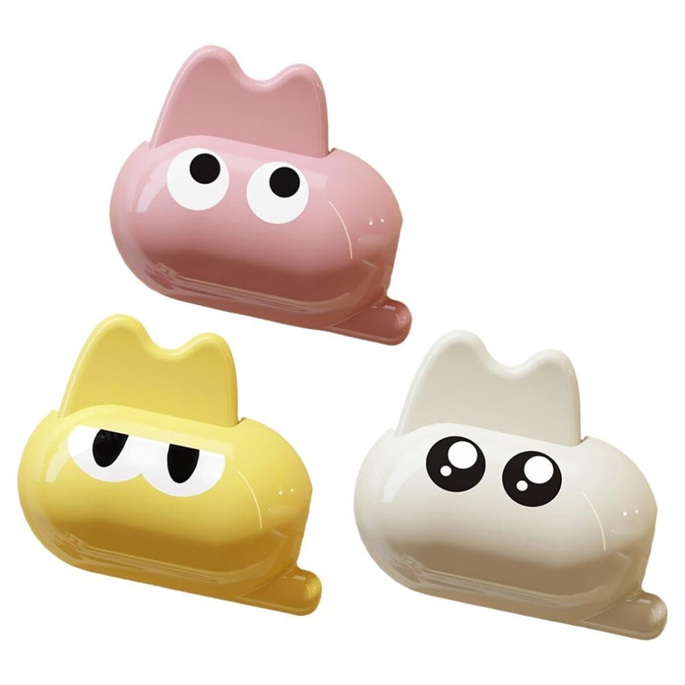 Toothbrush Head Cover 2-Pack Travel Protector Clip Plastic Oral Cover Color Mix