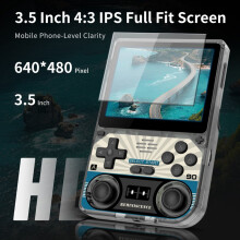V20 Retro Video Handheld Game Console 64GB 3.5inch IPS HD Screen A133P Open Source Linux for SFC Simulators C