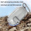 Lock Buckle Case for Solo Buds Transparent Electroplated Button Protection Soft Cover,B 6
