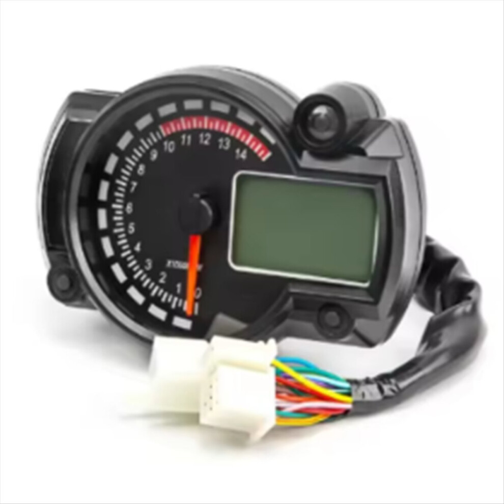 Otorcycle Modification Accessories Motorcycle Universal Instrument Waterproof Lcd Digital Odometer Speedometer 1Set 4853713416196