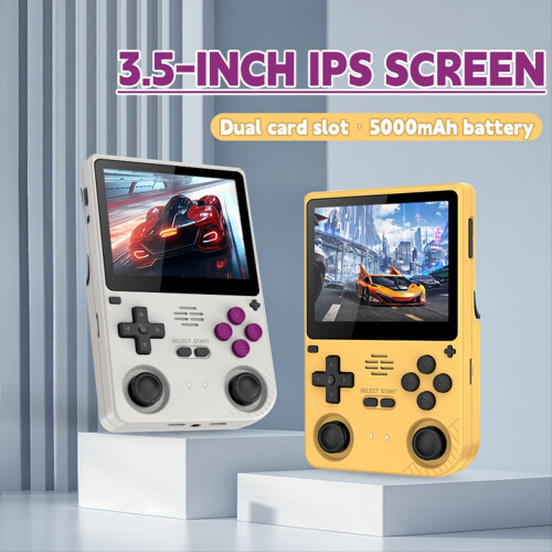 V20 Retro Video Handheld Game Console 64GB 3.5inch IPS HD Screen A133P Open Source Linux for SFC Simulators A 2